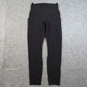 Lululemon Leggings Womens 6 Align Pockets 25" Black Yoga Workout Athletic